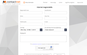 Contact Net projekt